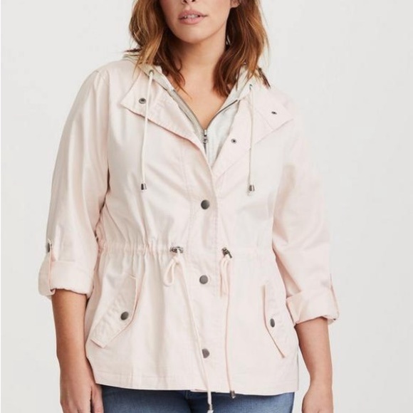 Torrid Twill Jersey Sleeve Anorak - Picture 7 of 16